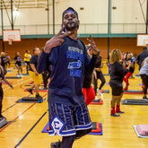 Sigma Pinstripe Heavy Mesh Basketball Shorts